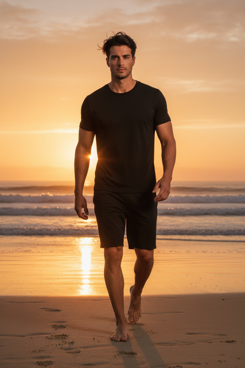 Negro masculino frente