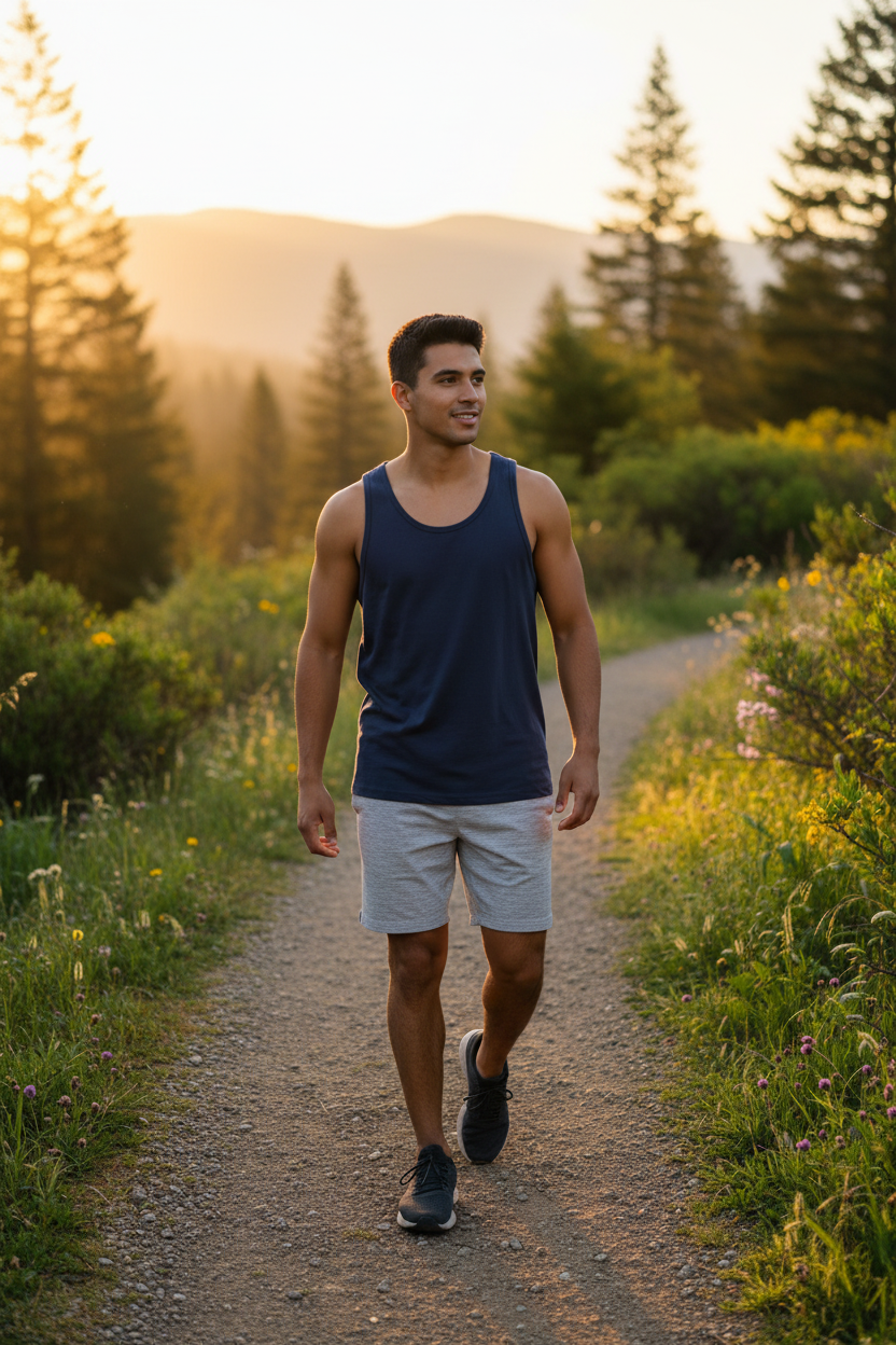 Tank Top Navy Man